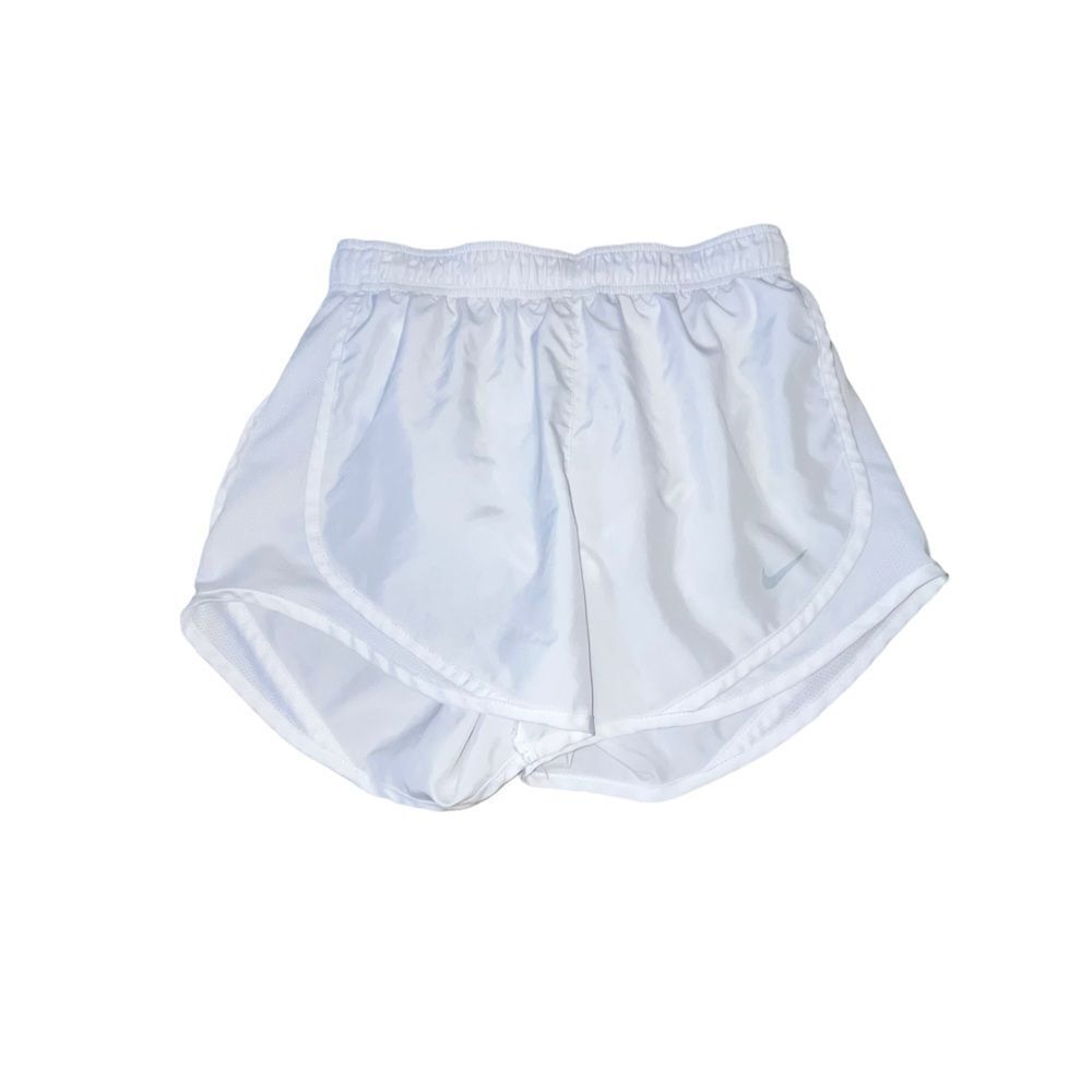 Nike White Athletic Running Shorts